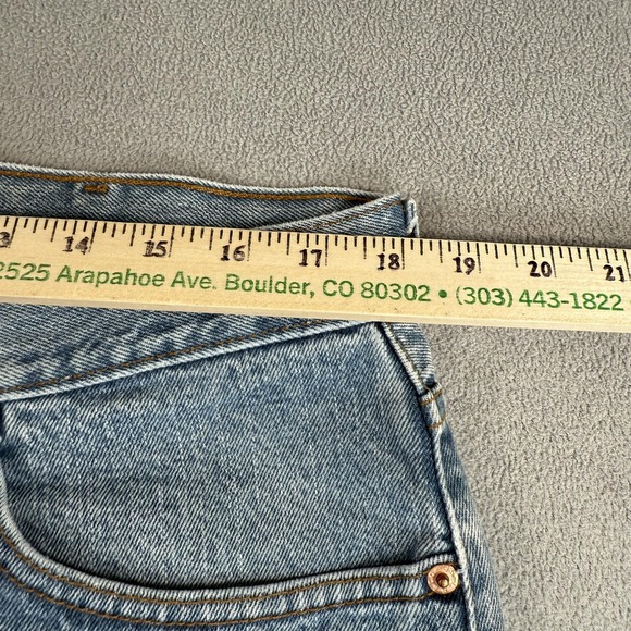 VTG Levis 505 Jeans Mens 36x30 Blue Denim Straight Medium Wash Tag 38x30 - Picture 6 of 10